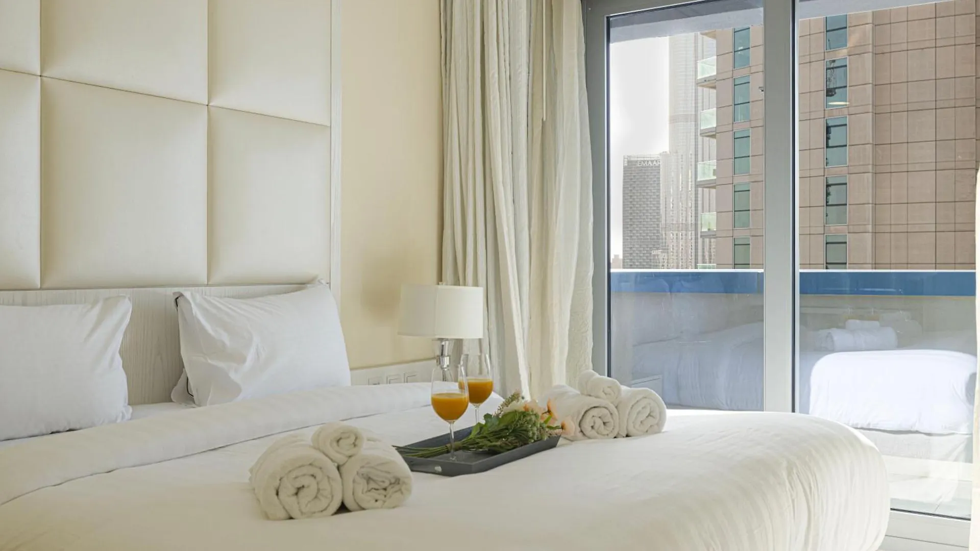 Appartement Elegant 3 Bedroom Apartment! 2 Minute Walk To Dubai Mall! Burj Khalifa And Fountain View!