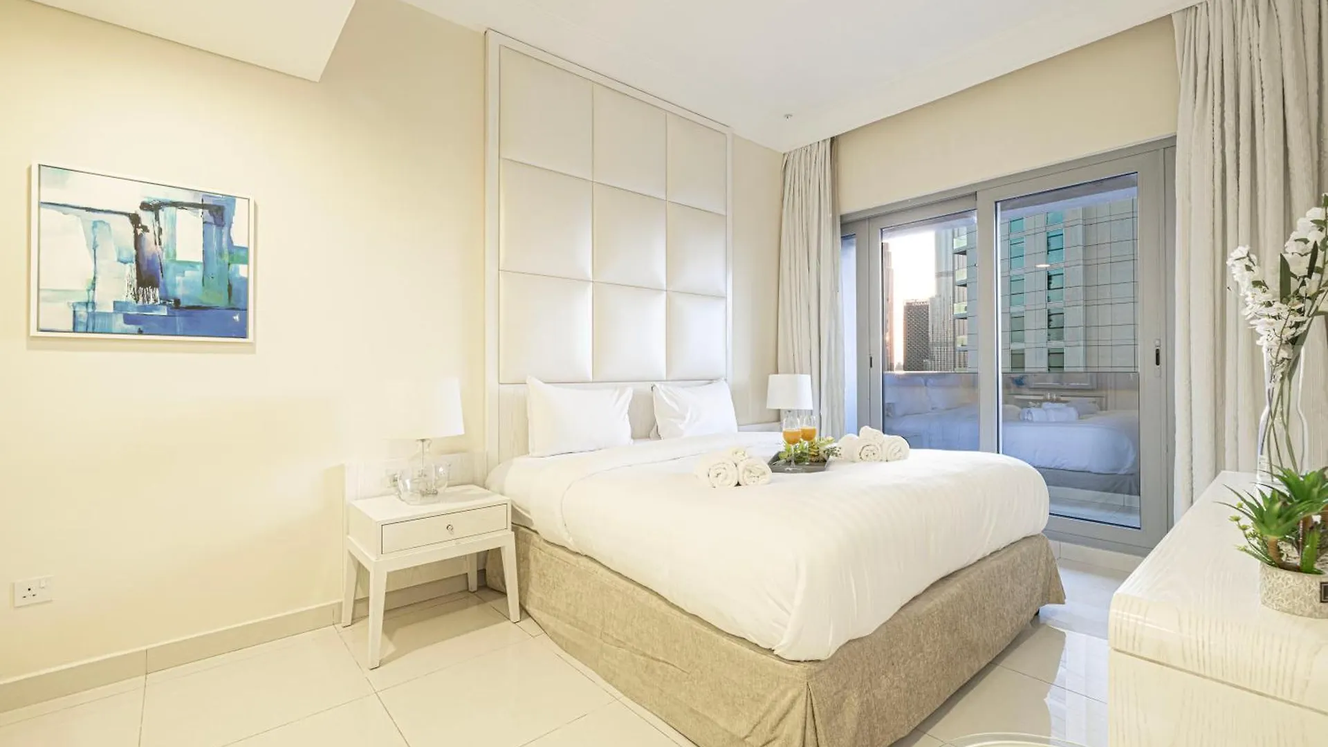 Appartement Elegant 3 Bedroom Apartment! 2 Minute Walk To Dubai Mall! Burj Khalifa And Fountain View!
